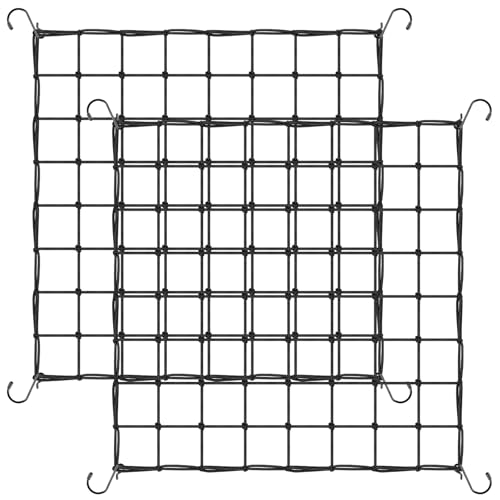 Trellis Netting, 2 Pack Scrog Nets with 8 Hooks, 4x4...