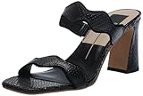 Dolce Vita Women's Ilva Sandal, Onyx Embossed Leather, 9