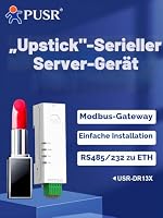 PUSR Kompakte DIN-Schiene RS485 auf Ethernet, Konverter serieller Peripherie-Server, Modbus, RTU-Gateway zu TCP, integrierte Webseite USR-DR134 – Ansicht 4