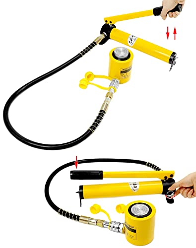 Qwork WD10288 20T Mini Hydraulic Cylinder Jack Porta Power Ram 2 Inch Stroke thumb #3