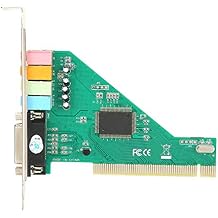 PCI Sound Card, Internal Audio Karte Stereo Surround CMI8738 Sound Card,PCI-E Express 4.1 Sound Card 4 Port Surround Sound Card,for Computer Desktop