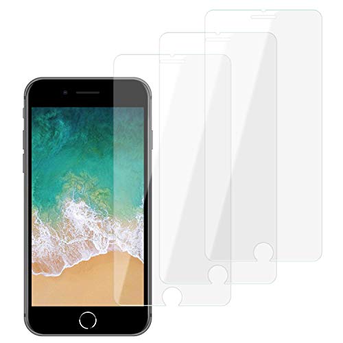 INNOTECHS® iPhone 7 Plus/8 Plus Tempered Glass Screen Protector [3 Pieces], Bubble-Free, 9H Hardness, Anti-Scratch, High Definition