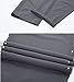 YSENTO Men Hiking Pants Breathable Sports Sweats Running Pants Zipper Pockets Dark Grey Size M