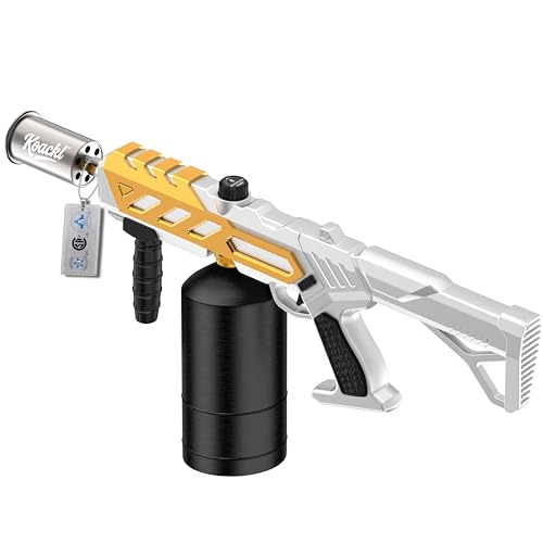 Image of Koackl 25.8 inch CSA Propane Torch Gun 2372F Adjustable Flame BBQ Welding | Powerful Flamethrower Blow Torch, Instant Piezo Ignition, Ergonomic Grip; Weed Burner, Melts Ice; for Camping, Welding, DIY
