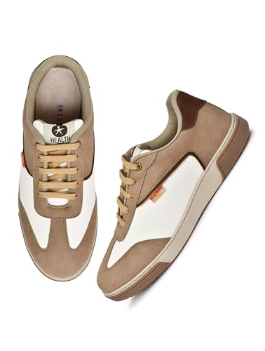 Image of HEALTH FIT Softest Cushioned Sneakers Supreme Comfort Fashion Sneakers for Men's Low Top Sneakers Sophisticated Style Versatile Design 149