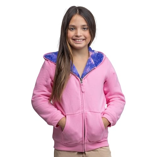 Image of Lands' End Kids Ultra Soft Sherpa Full Zip Hoodie Sweatshirt (XS-L)