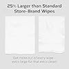 Nolla Flushable Wipes - 100% Plant-Based and Biodegradable - Soft, Unscented + Soothing Aloe and Vitamin E - For Adults and Kids 180 Count (3 Packs of 60)