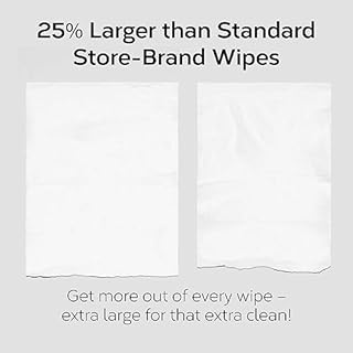 Nolla Flushable Wipes - 100% Plant-Based and Biodegradable - Soft, Unscented + Soothing Aloe and Vitamin E - For Adults and Kids 180 Count (3 Packs of 60)