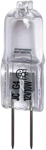 Miniatura 7 de Vstar Q10G4CL12V, G4 12V 20W Bombilla halógena T3 JC tipo luz bi-pin, transparente, base G4 bi-pin bombilla, bombilla halógena (20 W 10 unidades)