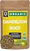 Organic Dandelion Root | Loose Tea (50+ Cups) | 4oz Resealable Kraft Bag | 100% Raw From Bulgaria | by Feel Good Organics