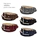 19000 Men's Suede Belt Genuine Leather Casual Dress Belt 1-3/8