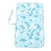 Akozon Akozon Foldable Portable Diaper Changing Pad – Nylon Baby Changing Mat for Home, Car, and Outdoor Use (Water Blue Graffiti)