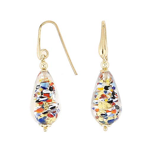 Boucles d'oreilles Murano argent 925 idée cadeau femme d'Italie