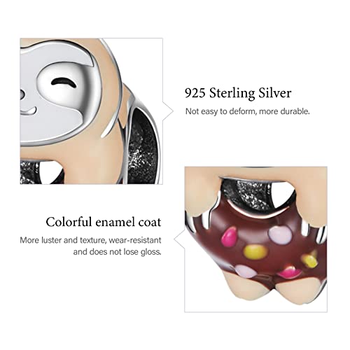 Image of GNOCE Food Themed Charm Beads Fit Charm Bracelet Necklace for Women