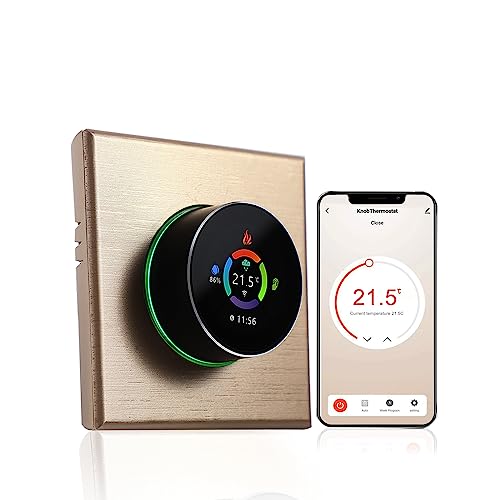 Thermostat intelligent WiFi programmable pour chauffage de maison via smartphone - 2
