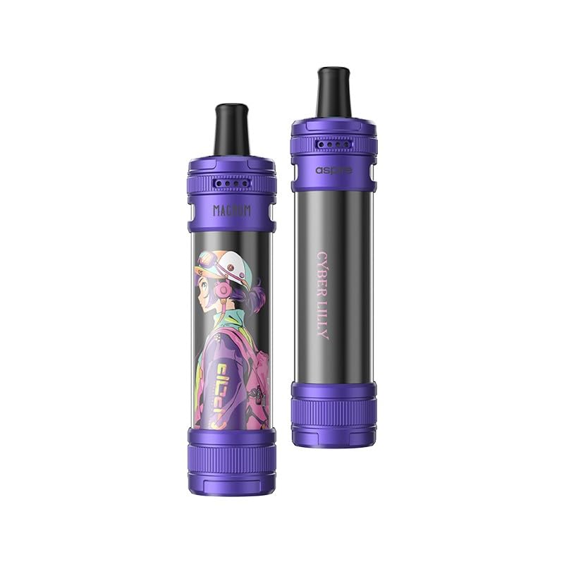 Magnum Aspire E-Chicha Sans Tabac, Sans Nicotine, Interdit aux moins de 18 ans (Cyber Lilly)