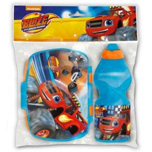 Blaze And The Monster Machine Set Sport Bottle and Rectangular Sandwich Box (Stor 85976)