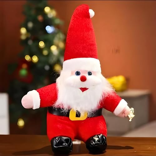 Image of Tickles Cute Santa Claus Soft Stuffed Plush Toy for Kids Boys & Girl Christmas Day Gift (Color: Red Size: 30 cm)