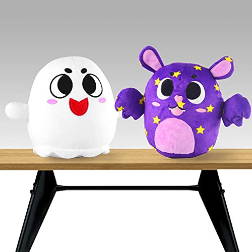 Joyin Halloween Plush Stuffed Toys Set (2 Pcs), Plush Ghost & Plush Bat Soft Stuffed Plush Dolls, Best Gift Suitable, Decoration & Carnival Game Prizes #TOP6
