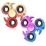 Fidget Spinner, 2 Pack Metal Fidget Spinners for Kids, Fidgets Toys Party Favors Anxiety Relief Hand Spinner for ADHD Autism Gifts, Classroom Rewards, Halloween Party Favors & Goodie Bag Fillers