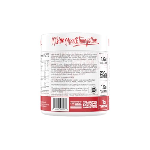 Image of VMI Sports KXR Sport Pre-Workout Powder | Energy - Performance - Focus and Pumps | Maximum Absorption Formula | Great Taste for Men & Women | 30 Servings (30 Servings, Gummy Bear)