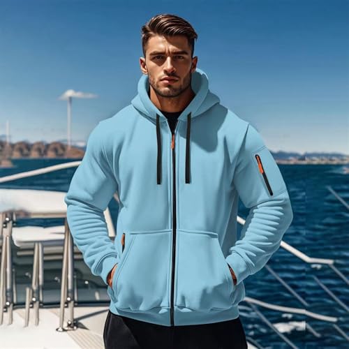 Sweat à capuche tactique grande taille 3XL confortable avec poches