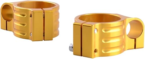 Miniatura 2 de Manillar universal de motocicleta de 1.969 in con barras de 7/8 pulgadas, clip de montaje de aluminio, apto para Cafe Racer ángulo de inclinación de