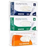 SimplyImagine Glove Box Holder & Wall-Mounted Glove Dispenser - 10 x 16.4 x 3.5 In Clear Acrylic Triple - Medical Dispenser for Exam & Lab Use - Side-Loading Wall Mount Organizer