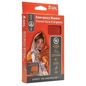 S.O.L. Survive Outdoors Longer 90 Percent Heat Reflective Emergency Blanket