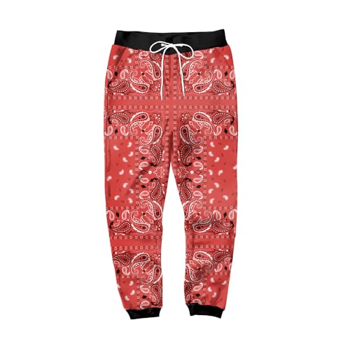 White Bandana Jacket for Men Bandanas 3D Print Hip hop Novelty Red Colorful Zipper Hoodies Women Fashion Jacket3