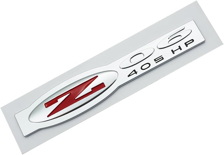 2Pc 1997-2004 Z06 405 HP Fender Emblem 3D C5 Badge Nameplate Replacement for Z06