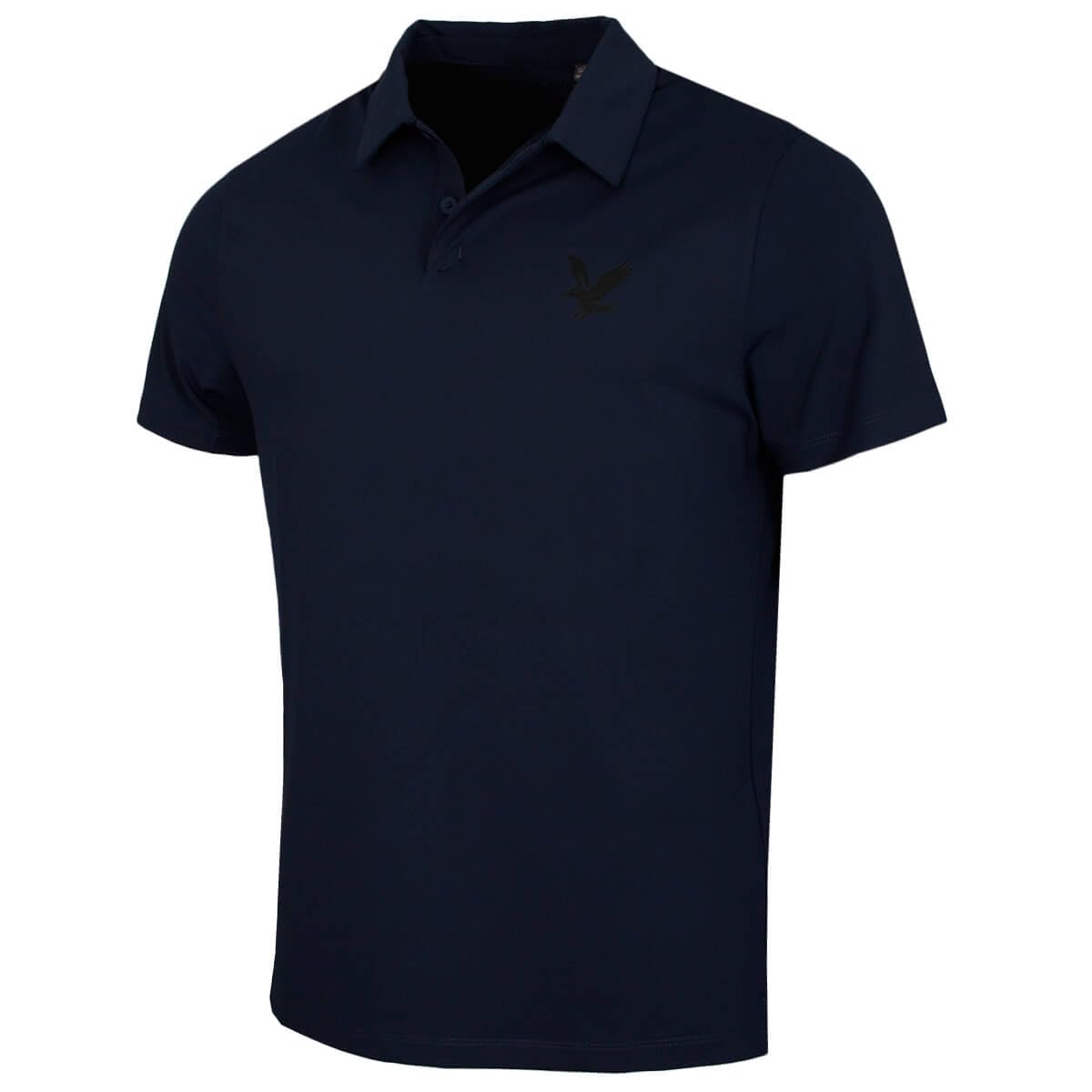 Lyle & Scott Men's Ryder Blue Golf Course Polo Shirt Polo Shirt - M