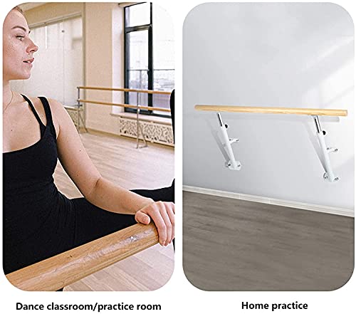 Barre de ballet rose 1m réglable en hauteur pour la maison