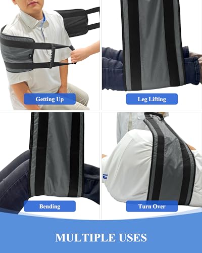 Image of SPRING SEAON Transfer Sling Lift Assist Gait Belt for Seniors and Disabled