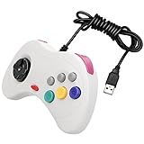 iFormosa セガ SATURN サターン タイプ パソコン USB コントローラー 白