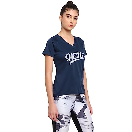 Image of OFF LIMITS WMN Hustle Printed RN, Half Sleeve, T- Shirt, for Women