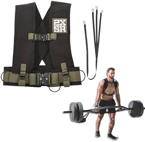 2XSR Pull Sled Harness with Drag Strap (1000 lb)
