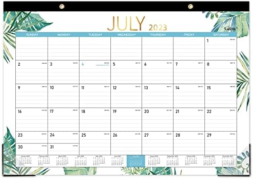 Desk Calendar 2023-2024 - 2023-2024 Desk Calendar, Jul. 2023 - Dec. 2024, 16.8" x 12", Large Ruled Blocks, Tear Off Design, Thick Paper with 2 Corner Protectors, Best Desk/Wall Calendar for Planning or Organizing