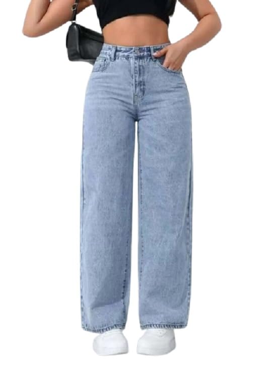 Women Wide Leg Jeans (High Rise | Full Length)-picture-27