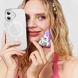 Yichxu Etui do iPhone 17 kompatybilne z Magsafe, przezroczyste, brokatowe, magnetyczne etui na telefon komórkowy, odporne na zarysowania tył telefonu, odporne na uderzenia, miękkie etui TPU do iPhone