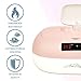 Avec Maman La Caresse Baby Wipe Warmer - Baby Essentials for Girls - Wet Wipe Dispenser - Adjustable Heat Settings Digital Display - Pink - Calentador de Wipes para Bebes - Blue