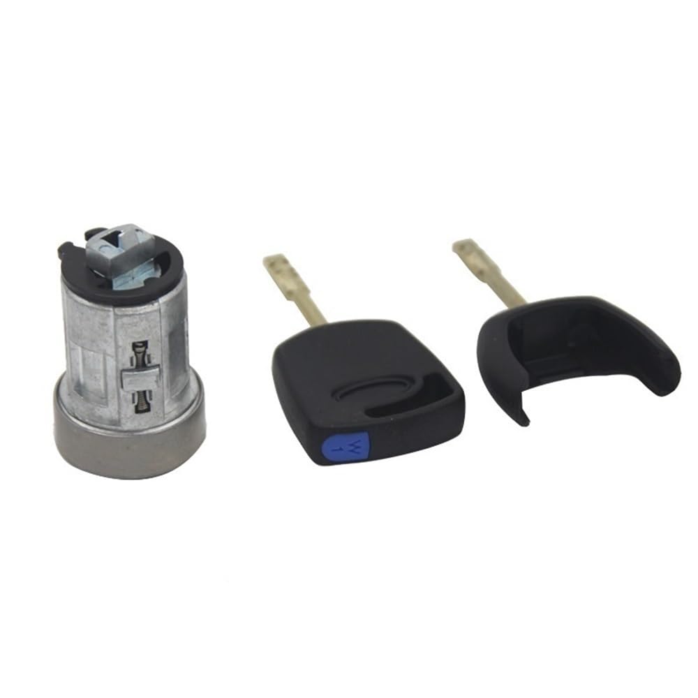 Zhjlut One Color Car Lock Cylinder Lk1s71f22050aa Compatible With Mondeo 2001-2007 Complete Lock Set Ignition Switch Door Lock Trunk Lock(Ig.s)
