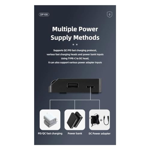 Alimentation CC numérique réglable DP100 avec switch et switch de tension mini