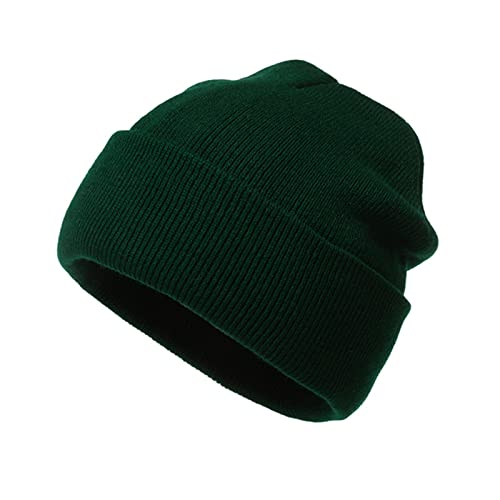 Hermosos Gorros Para Hombres Gorro Exterior De Punto Lana 2021 Color Mantener Los Sombreros Calientes Adultos De Invierno Dulces Gorra De Béisbol Gorra De Inglaterra, verde, talla única