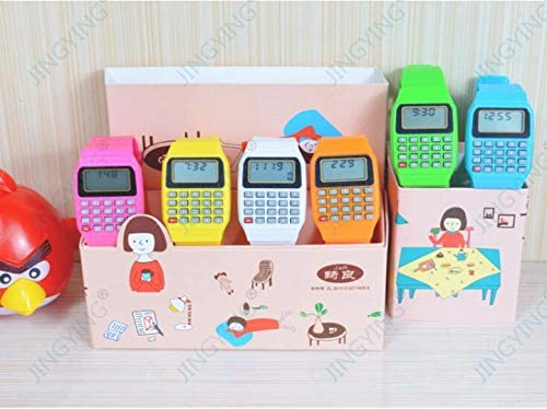 Relojes calculadora niños divertidos para llevar al colegio y compartir en fiestas infantiles 3