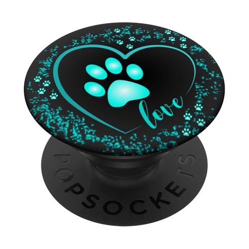 PopSockets PopGrip Dackel Design – Ausziehbarer Handy-Griff Mit Wechselbarem Top, Rosa/weiß, Für Tierliebhaber