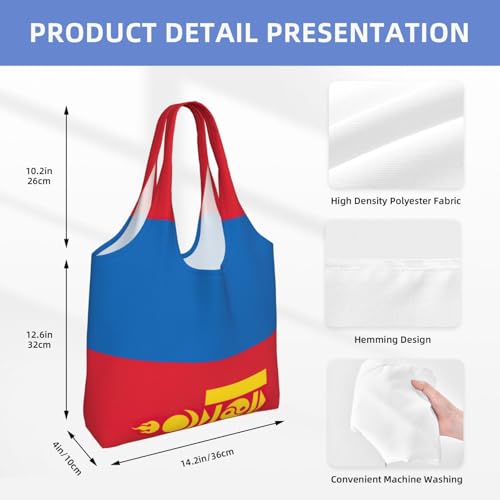 Sac fourre-tout drapeau mongol : cadeau original pour mère