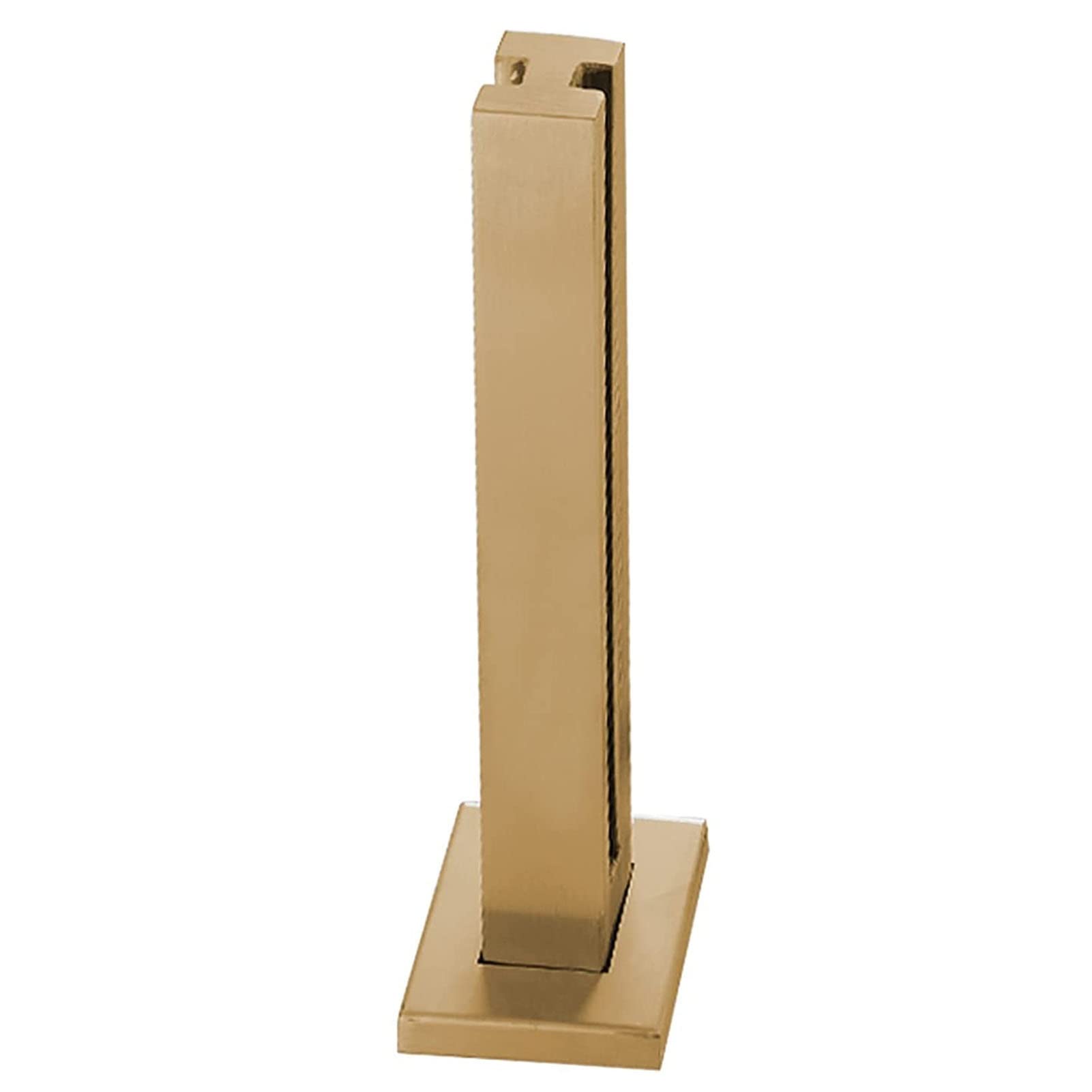 Poste de pasamanos de Escalera de acero dorado 130 cm para máxima firmeza en vidrio