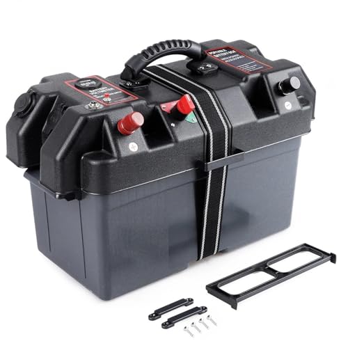 Motor de arrastre seguro en tu camper con caja de batería 12V