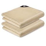 Best Welding Blanket in 2024 | Welding Tools 2 Pack Welding Blanket 4x6 ft - Heavy Duty Fiberglass Heat Resistant Fabric, 1022 °F Fire Resistant Blankets, High Temp Insulation Blanket for Industrial, Smoker, Camping, Grill